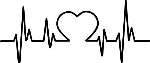 (182-2B) EKG Heartbeat Heart