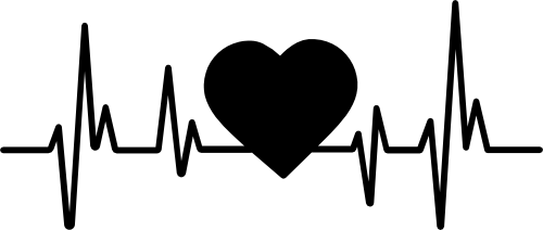 (182-2C) EKG Heartbeat Heart