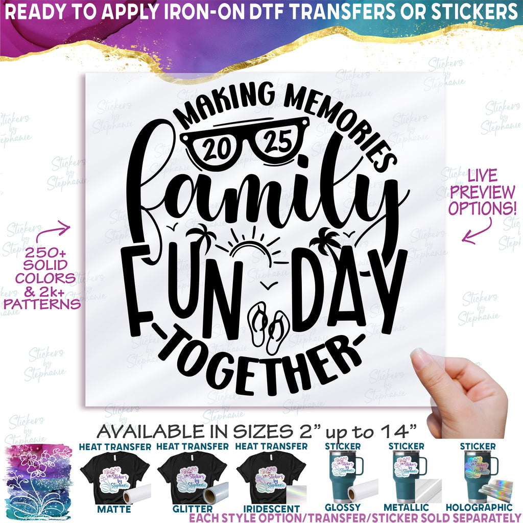 (s185-J) Family Fun Day Making Memories Together