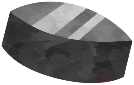 (186-01-G) Watercolor Hockey Puck Iron-On Transfer