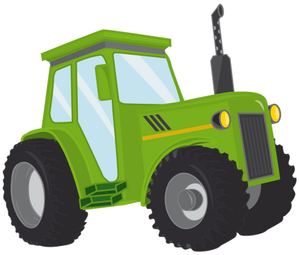 (191-01-1A) Green Tractor