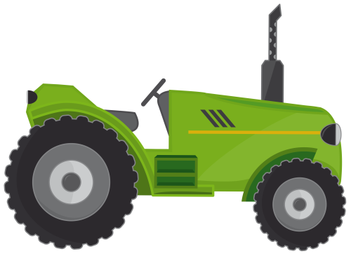 (191-01-1C) Green Tractor