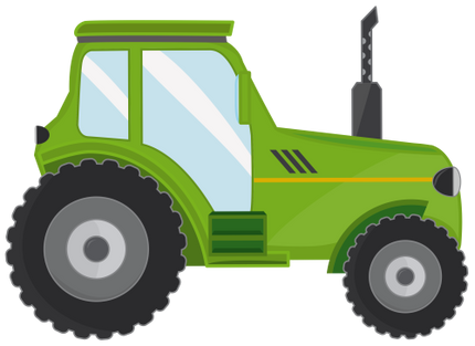 (191-01-1D) Green Tractor