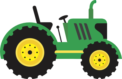 (191-01-1E) Green Tractor
