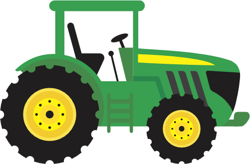 (191-01-1F) Green Tractor