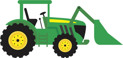 (191-01-1H) Green Tractor