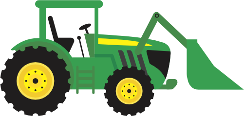 (191-01-1H) Green Tractor