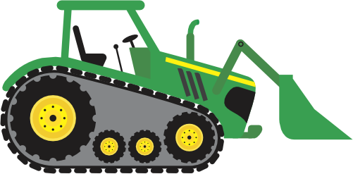 (191-01-1I) Green Tractor