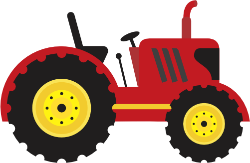 (191-01-1J) Red Tractor