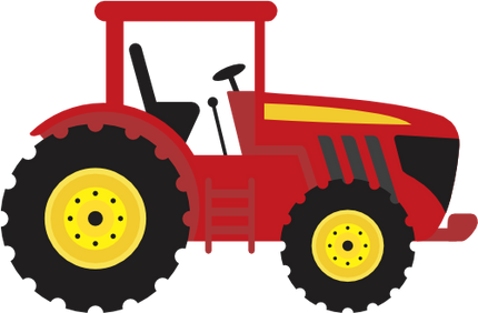 (191-01-1K) Red Tractor