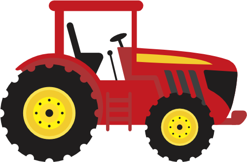 (191-01-1K) Red Tractor