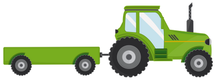 (191-01-1L) Green Tractor