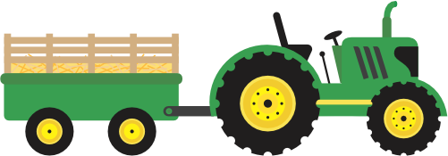 (191-01-1M) Green Tractor