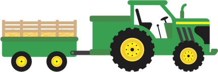 (191-01-1O) Green Tractor