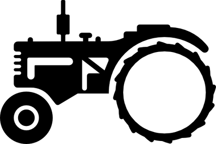 (191-02-B) Farm Tractor Frame
