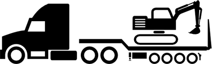(191-1) Semi Truck Silhouette