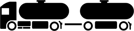 (191-1) Semi Truck Silhouette