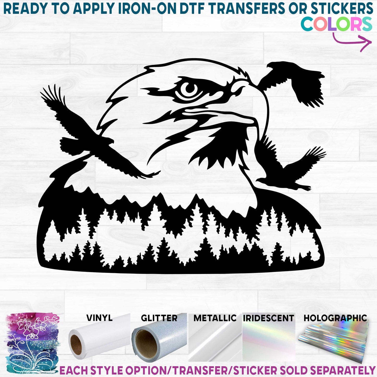 (s192-C2) Eagle Double Exposure