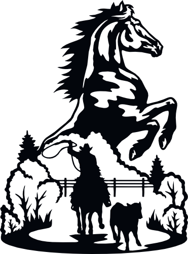 (s192-H) Horse Horses Double Exposure