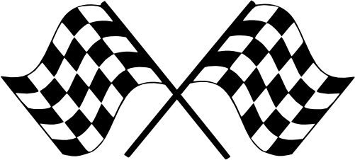 (s193-1-A) Racing Race Checkered Flag