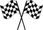 (s193-1-B) Racing Race Checkered Flag