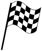(s193-1-D) Racing Race Checkered Flag