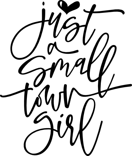 (s195-G) Just a Small-Town Girl