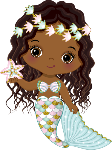 (198-06) African American Mermaid