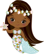 (198-06) African American Mermaid