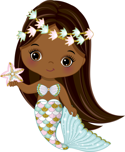 (198-06) African American Mermaid