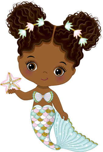 (198-06) African American Mermaid