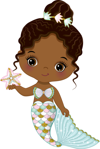 (198-06) African American Mermaid