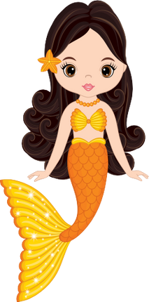 (198-06) Orange Mermaid