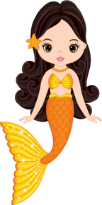 (198-06) Orange Mermaid