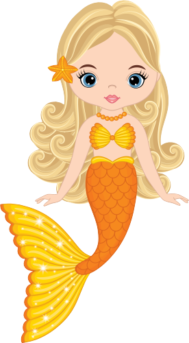 (198-06) Orange Mermaid