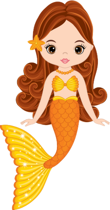 (198-06) Orange Mermaid