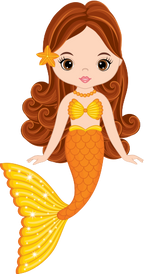 (198-06) Orange Mermaid