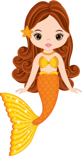 (198-06) Orange Mermaid