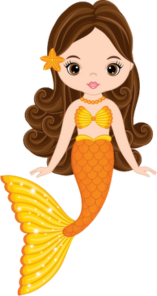 (198-06) Orange Mermaid