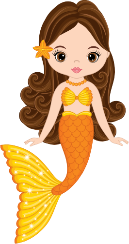 (198-06) Orange Mermaid