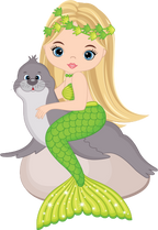 (198-06) Mermaid Seal