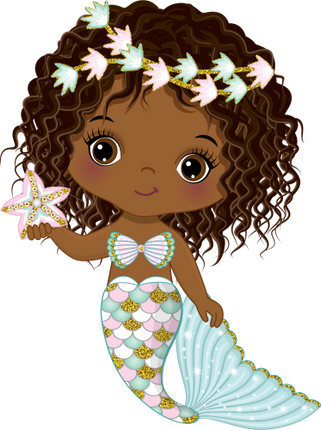 (198-06) African American Mermaid