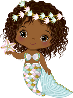 (198-06) African American Mermaid