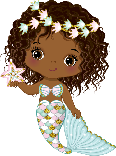 (198-06) African American Mermaid