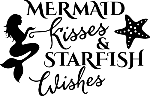 (198-07-1L) Mermaid Kisses & Starfish Wishes