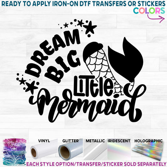 (s198-7-Y) Dream Big Little Mermaid
