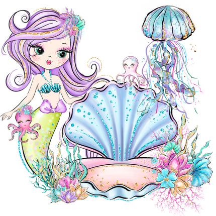 (198-09-I-1) Mermaid Any Age Number 1, 2, 3