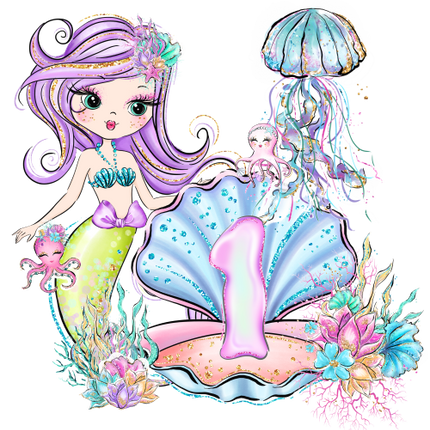 (198-09-I-1) Mermaid Any Age Number 1, 2, 3