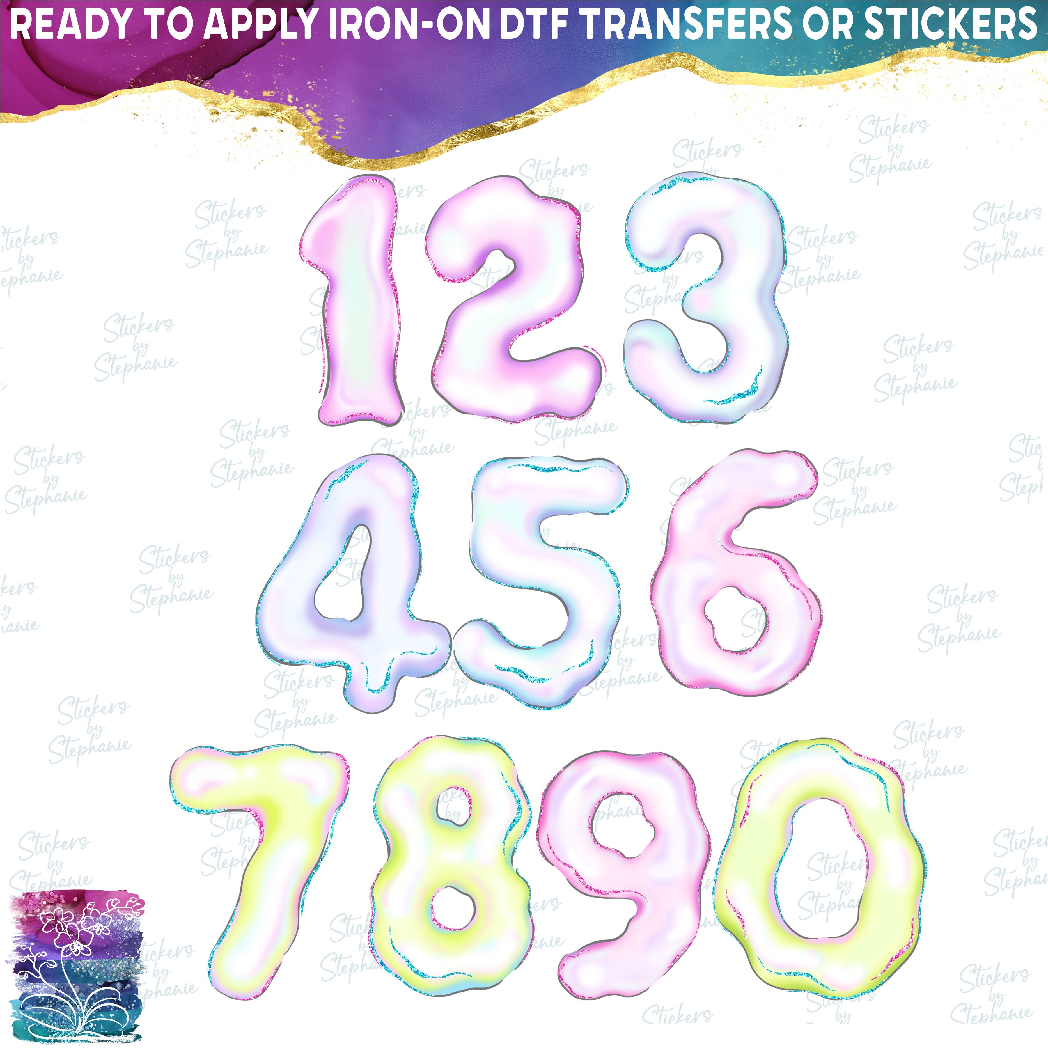 (s198-9G) Mermaid Any Age Number 1, 2, 3