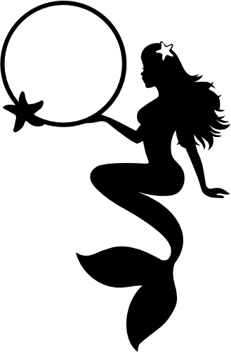 (198-02-E) Mermaid Frame